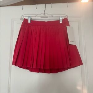 Lululemon High Rise Pleated Tennis Skirt